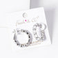 Dainty Cubic Zirconia Oval Halo Huggie Hoop Earrings