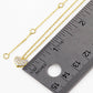 18K Gold Dipped CZ Pave 6mm Heart Pendant Necklace