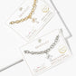 Pearl Cross Charm Chain Bracelet