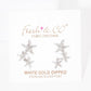 Gold Starfish Ear Climber Earrings