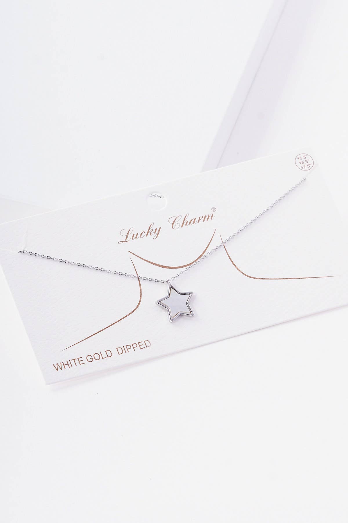 White Shelled Star Necklace