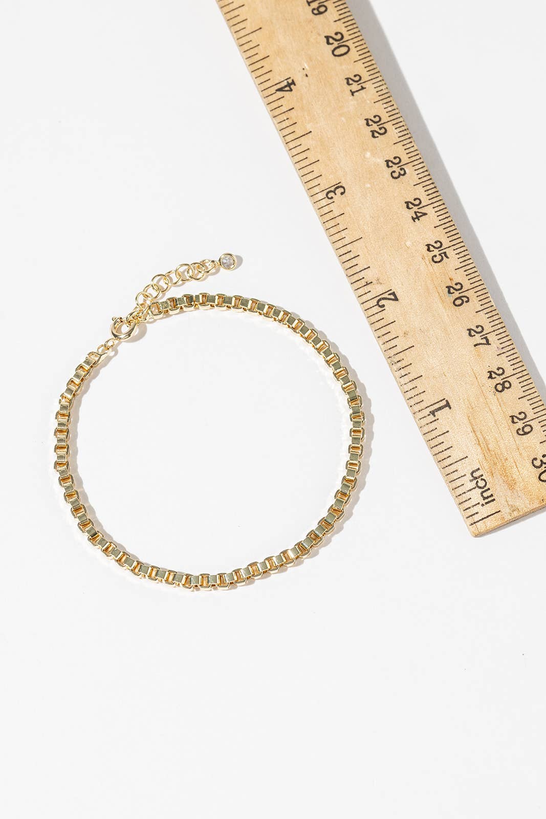 Minimalist Venetian Box Chain Bracelet