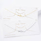 Gold Plated Tiny Snake Charm Necklace