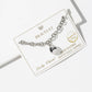 Minimalist Magnetic Clasp Link Bracelet with Spherical Ball