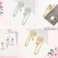 Botanical-Theme Pave-Set Rose Drop Earrings