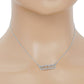 Gold Plated "Boss" Monogram Necklace