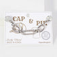 Lucky Charm Cap & Pin Pavé Chain Hat Accessory