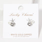 Gold Freshwater Pearl Seashell & Starfish Stud Earrings