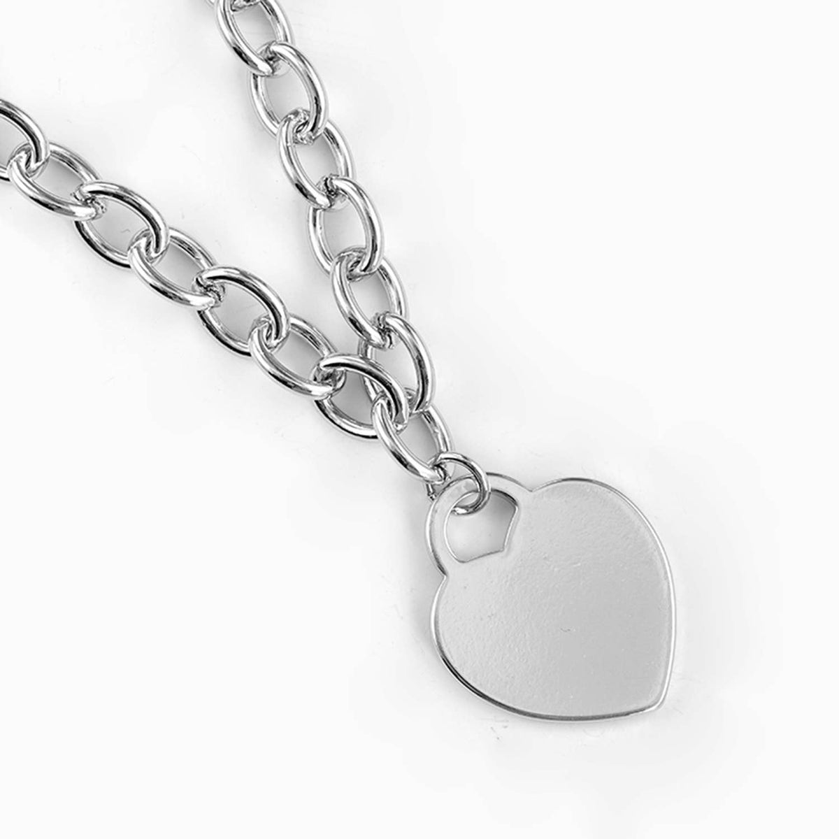 Heart Lock Pendant Necklace.