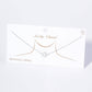 18K Gold Dipped Brass Paper Fish Pendant Necklace