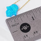 Gold Plated Opal Hasma Hand Necklace