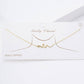 Gold Plated Tiny Snake Charm Necklace
