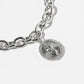 Virgin Mary Cubic Zirconia Chain Bracelet.