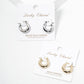 Chunky Dome Huggie Hoop Earrings