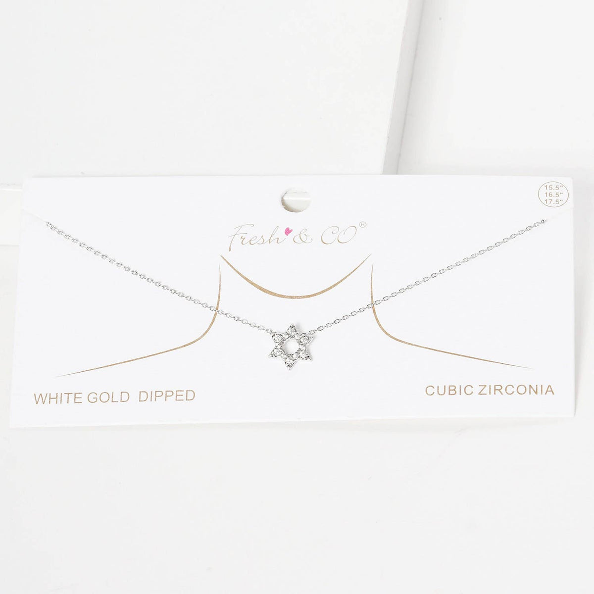Gold Plated David Star Necklace