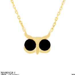 Minimalist Owl Pendant Necklace