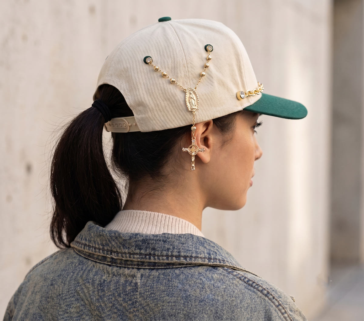 Cap & Pin Lucky Charm Rosary Accessory