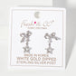 Celestial-Theme Star Drop Bow Post Earrings