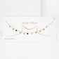 Gold Plated Chain w/ Round Charm Necklace