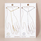4mm Link-Chain 18K-Gold-Dipped Brass Hand-Chain Bracelet
