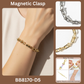 Modern U-Link Bracelet with Magnetic Closure