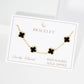 Elegant Clover Charm Chain Bracelet
