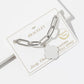 Clover Charm Dual-Chain Magnetic Bracelet