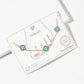 Lucky Charm Four-Leaf Clover Station Anklet - Multiple Color