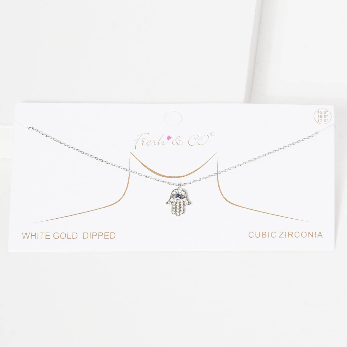 Gold Hand of Fatima Necklace