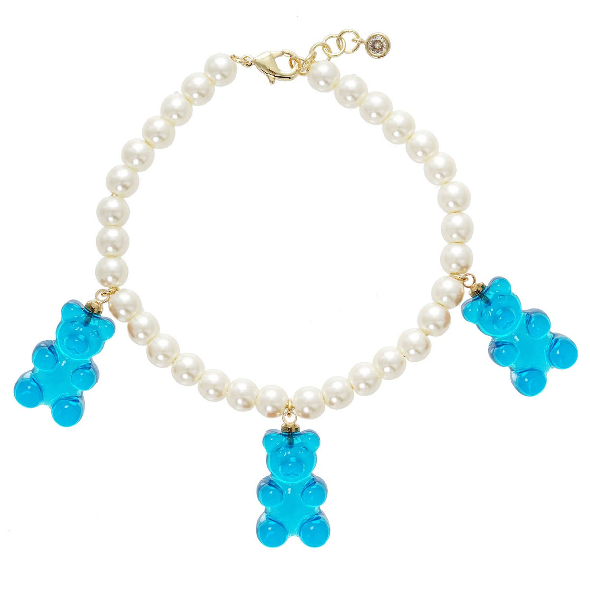 Multicolor Beaded Gummy Bear Bracelet