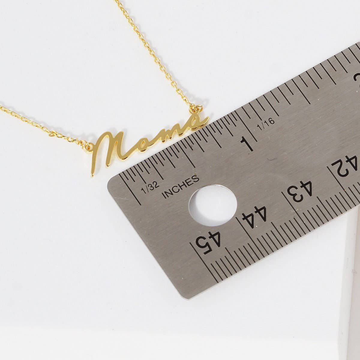 Gold Plated Mama Letter Necklace