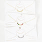 Gold Multicolor Waterdrop Necklace