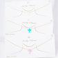 Gold Plated Opal Cross Necklace
