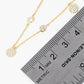 Gold Plated Multi Round Charm Necklace