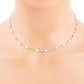 Bridesmaid Pearl Station Choker Necklace