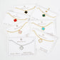Minimalist Beaded Clover Charm Bracelet