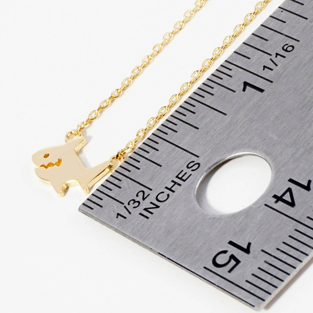 Minimalist Dainty Shark Pendant Necklace