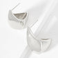 8mm Modern Hollow Teardrop Hoop Earrings