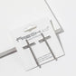 Elongated Crystal Cross Stud Earrings – Slender Pavé Cross,