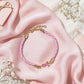 Pink Ribbon Braided Bracelet – Gold-Dipped Awareness Charm