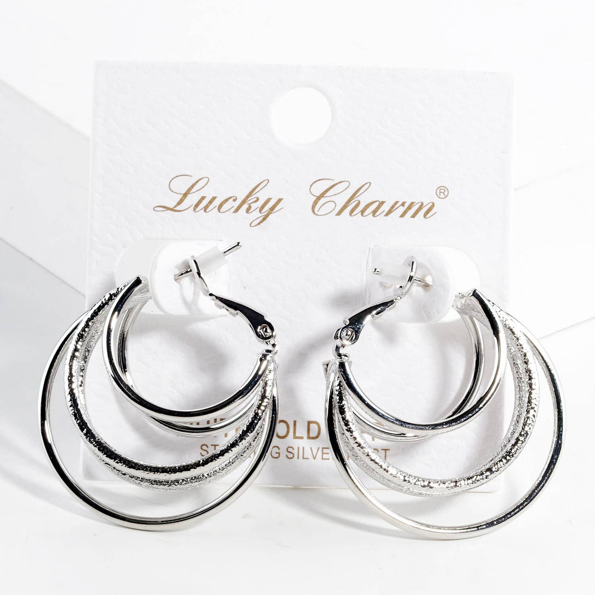 Multi-Strand Hoop Earrings