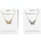 Crystal Butterfly Pendant Necklace – Pavé Filigree Butterfly