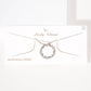 Gold Plated Round Mama Script Necklace