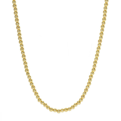 Gold Plated Multicolor Beaded Necklace