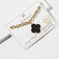 Clover Charm Bracelet with Easy-Wear Magnetic Clasp
