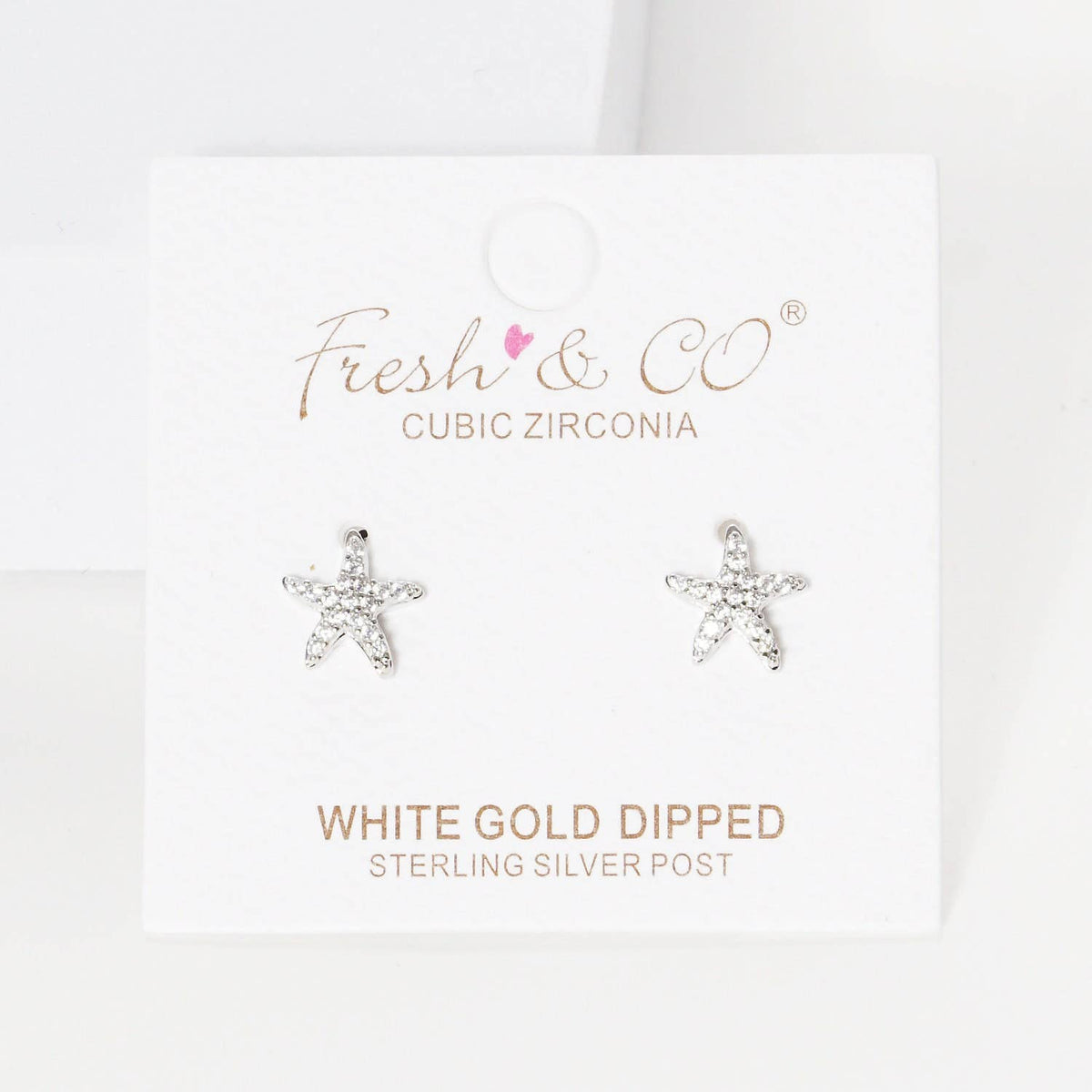 Gold Plated Starfish Earrings