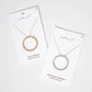 Gold Plated Eternity Circle Necklace