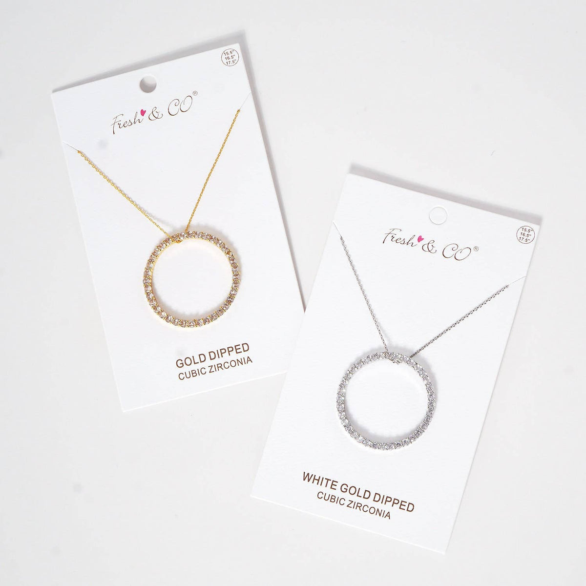 Gold Plated Eternity Circle Necklace