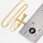 Gold Plated Resurrection Cross Necklace