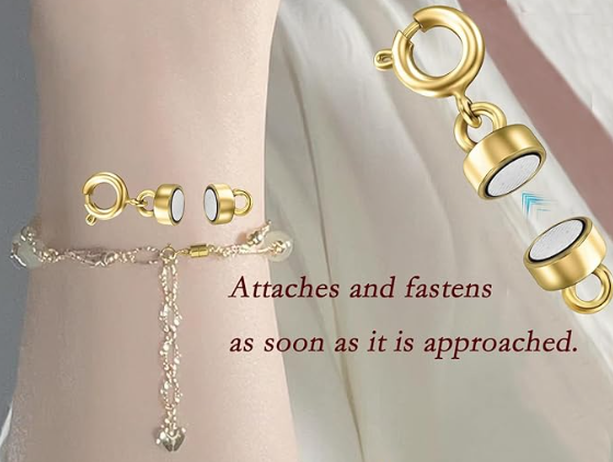 Layered Curb & Rope Chain Bracelet with Magnetic Clasp